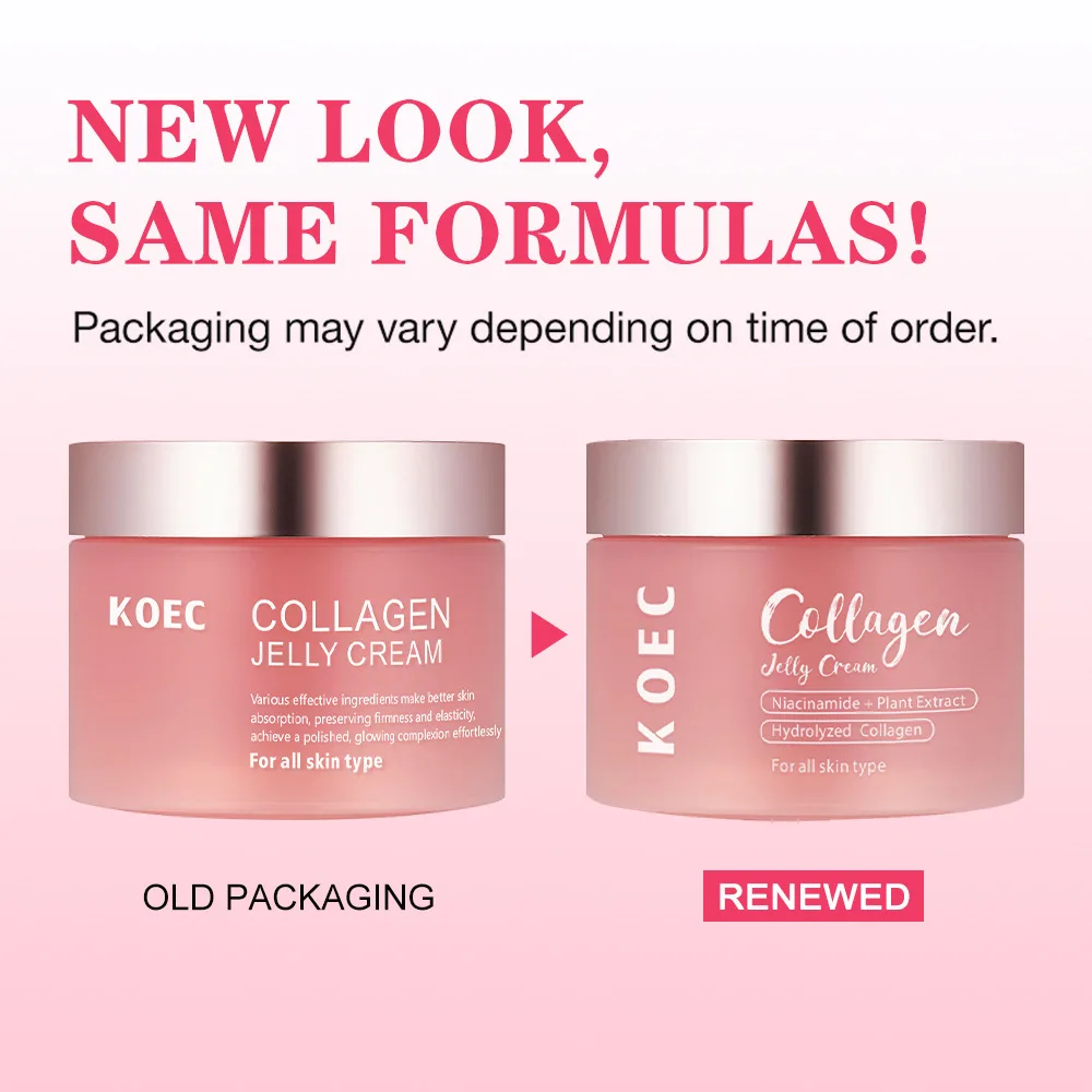 100ml KOEC Skincare Collagen Jelly Cream Hydrating Firming - Image 3