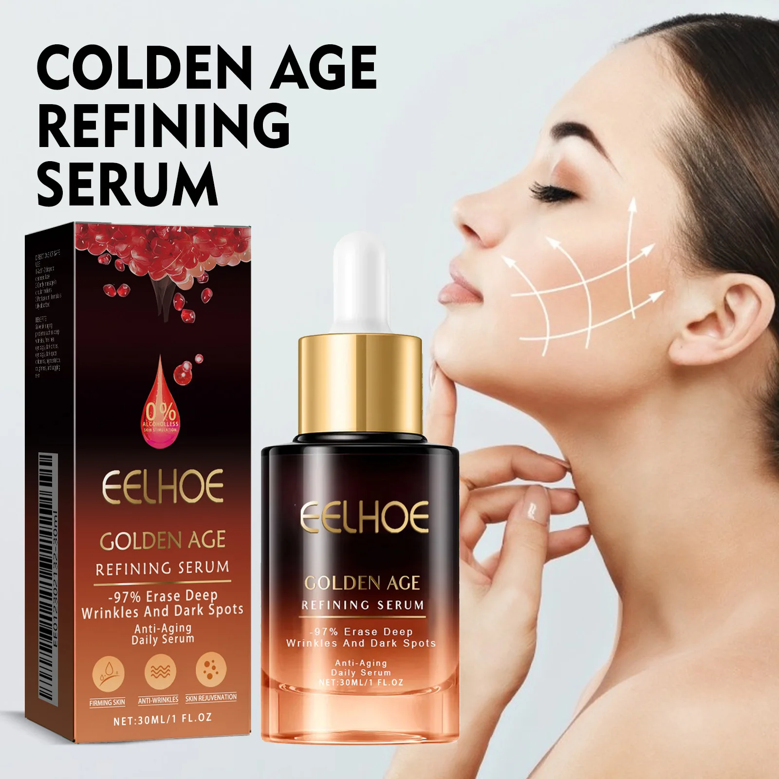 EELHOE Golden Age Refining Serum for Face Glowing Skin - Image 3