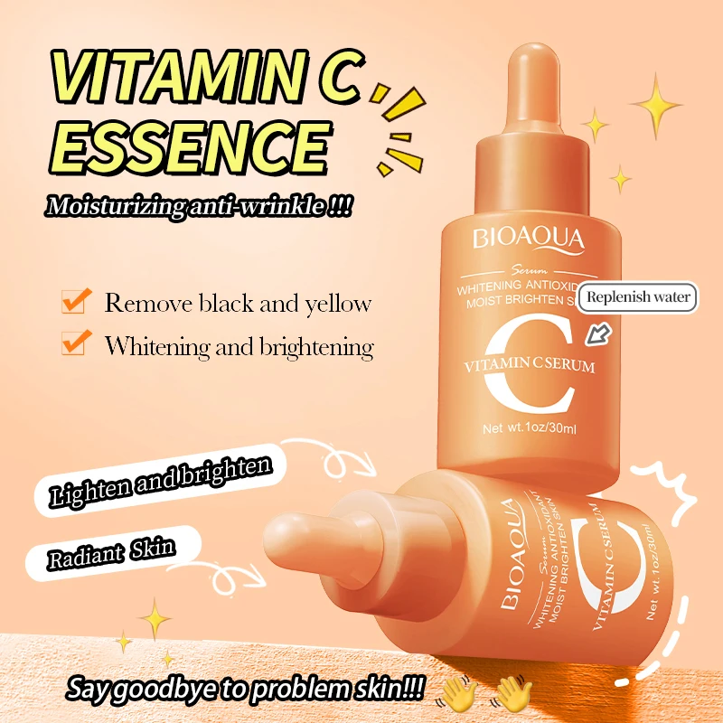 1/3pcs BIOAQUA Vitamin C Retinol Hyaluronic Acid Serum for Face - Image 4