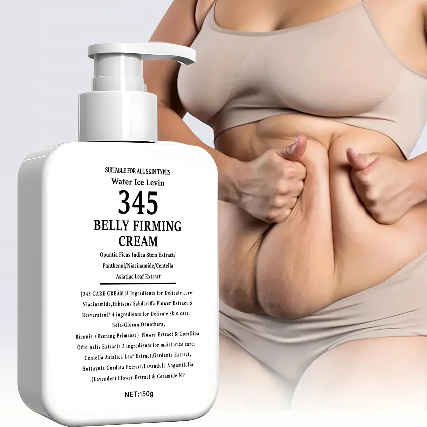 345 Belly Firming Cream Opuntia Stem Extract - Image 3