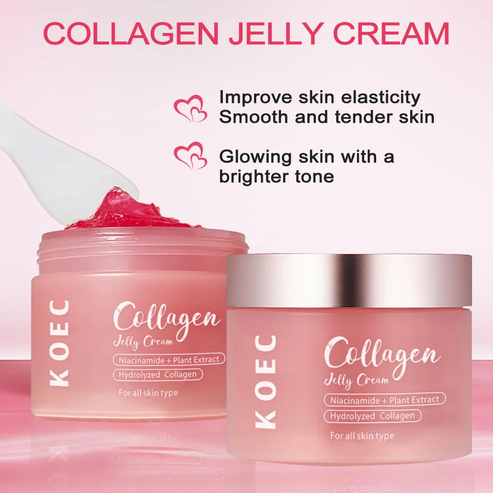 100ml KOEC Skincare Collagen Jelly Cream Hydrating Firming - Image 4
