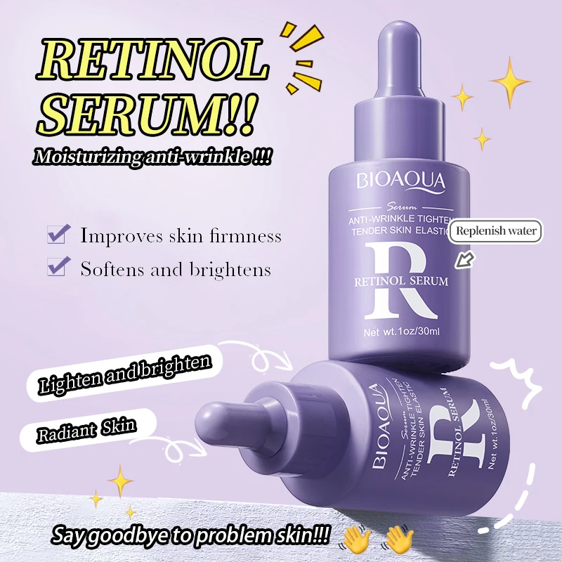 1/3pcs BIOAQUA Vitamin C Retinol Hyaluronic Acid Serum for Face - Image 3