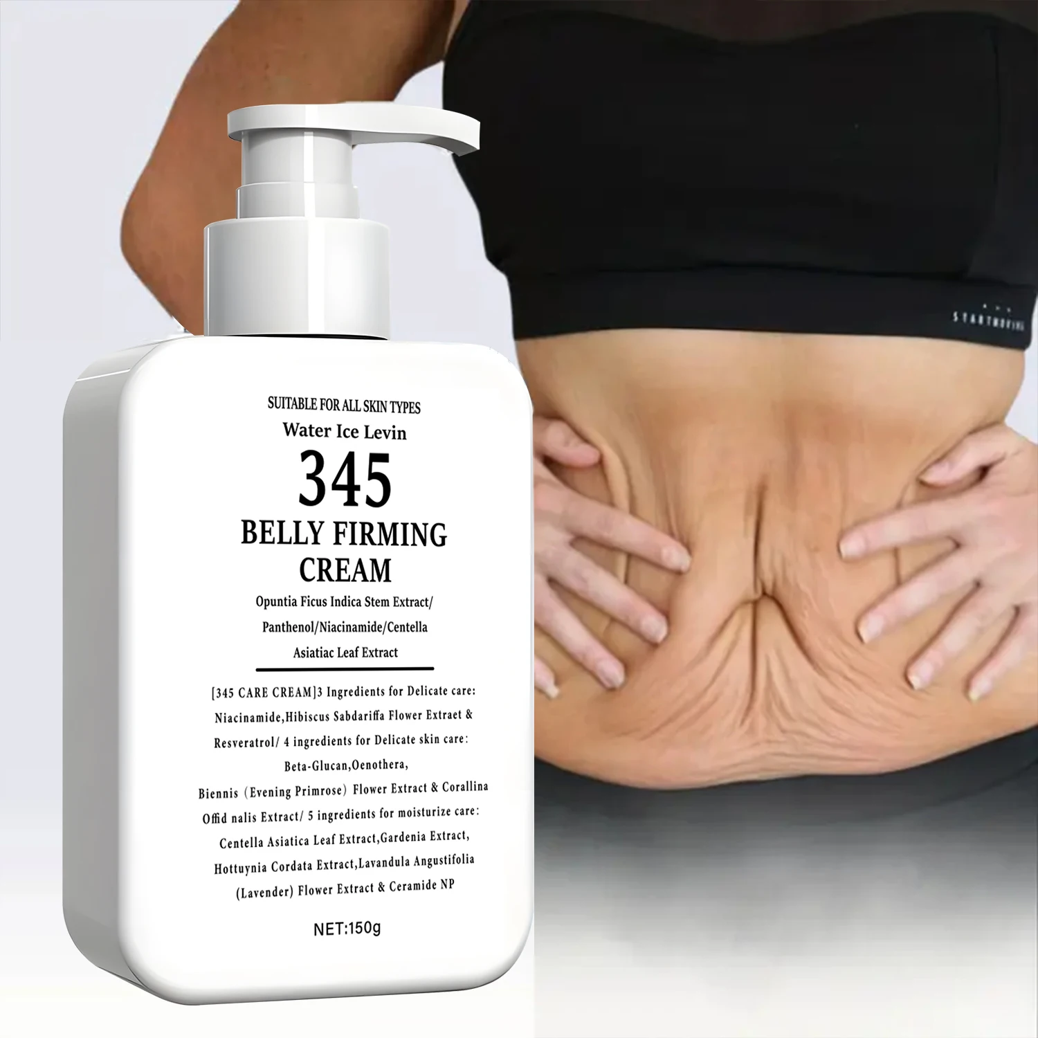 345 Belly Firming Cream Opuntia Stem Extract - Image 2