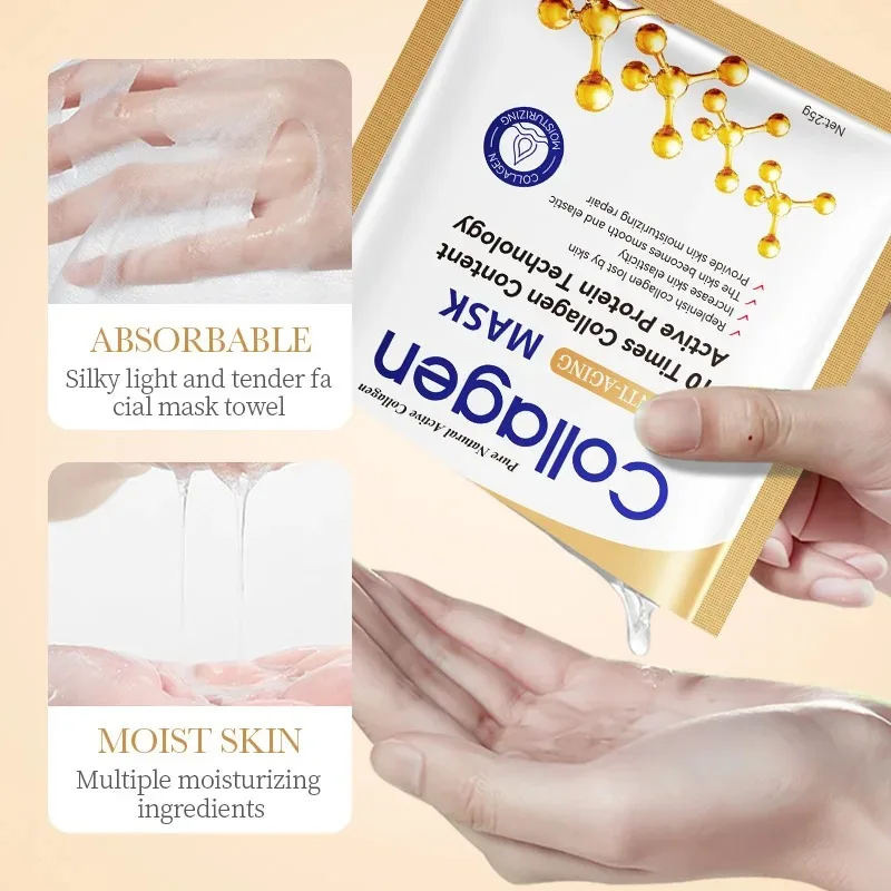 5/10/20/30pcs SADOER Collagen Face Mask - Image 6