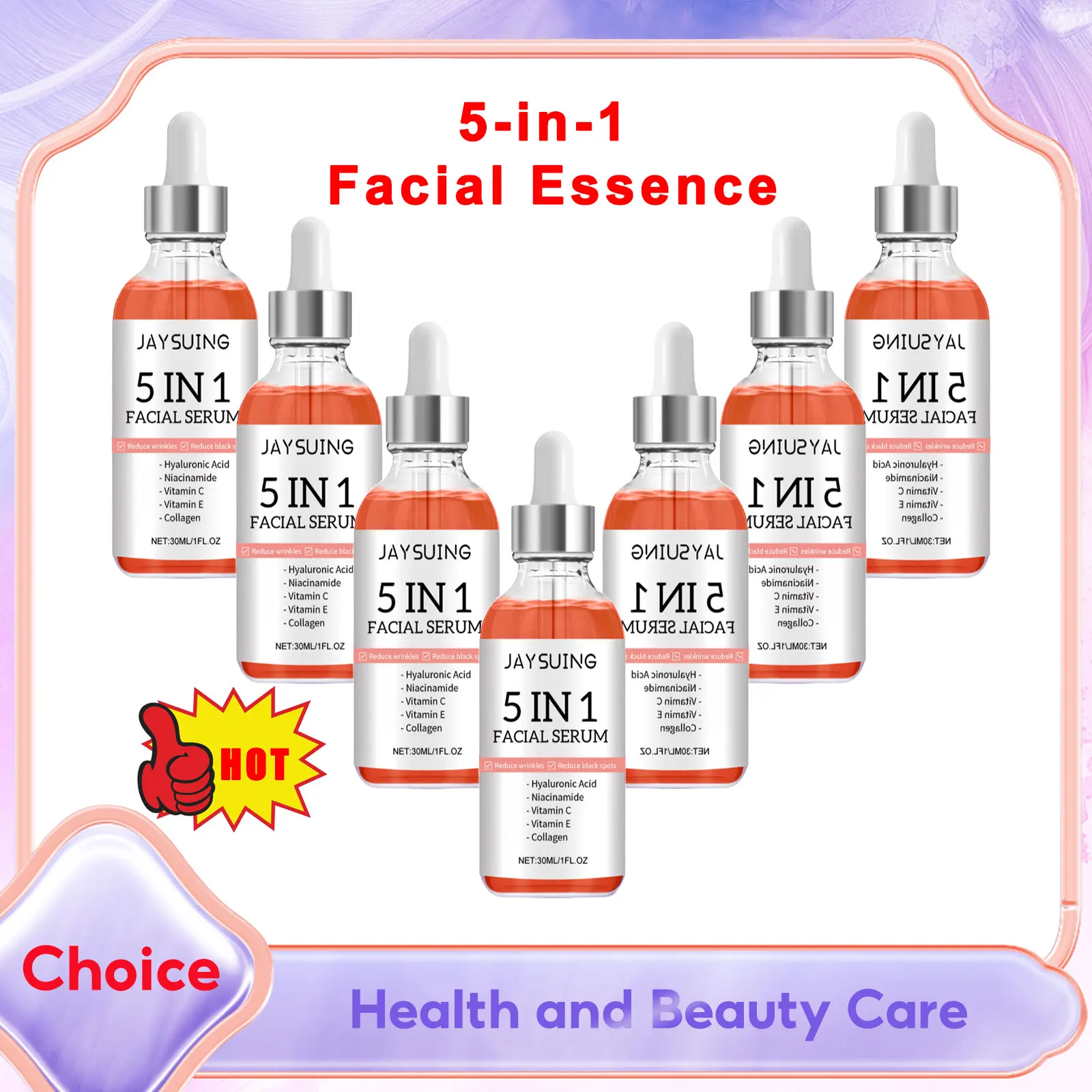 JAYSUING 5 in 1 Facial Serum Hyaluronic - Image 2